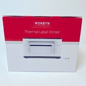 MUNBYN Thermal Shipping Label Printer Green NIB
